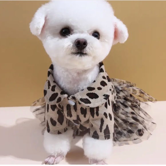 Leopard Print Pet Dress - Picture 10 of 10